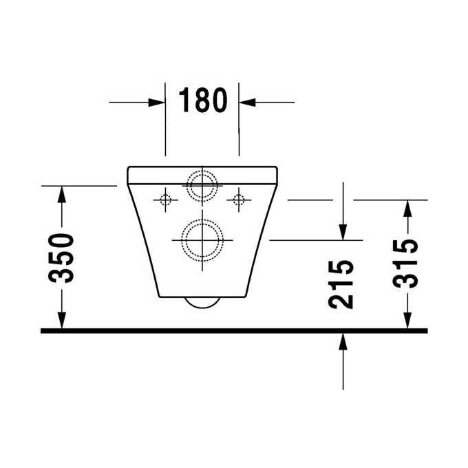 Miska WC wisząca 54x37cm Durastyle Duravit 2536090000