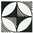 Equipe Caprice Deco Compass B&amp;W 20x20cm 22123 - płytka podłogowa patchwork