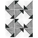 Equipe Caprice Deco Origami B&amp;W 20x20cm 22127 - płytka podłogowa patchwork