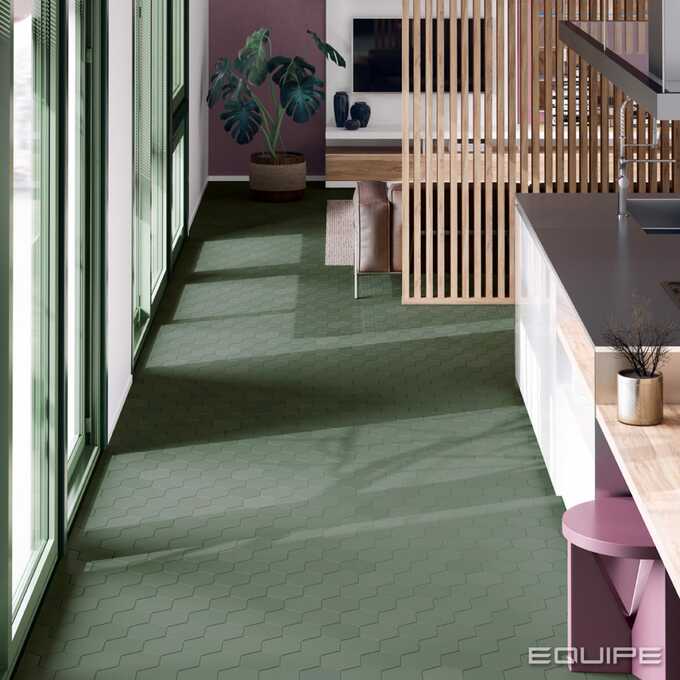 Equipe Kromatika Green 11,6x10,1cm 26466 - płytka podłogowa