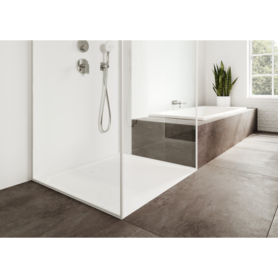 Kaldewei Cayonoplan brodzik 2254-5 90x90 cm biały, obniżony nośnik 361447980001