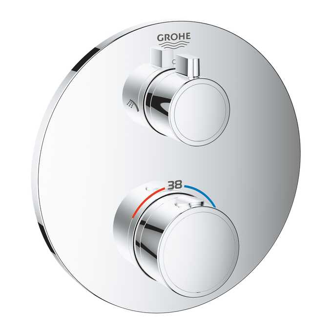 GROHE Grohtherm - bateria termostatyczna do obsługi dwóch wyjść wody ...