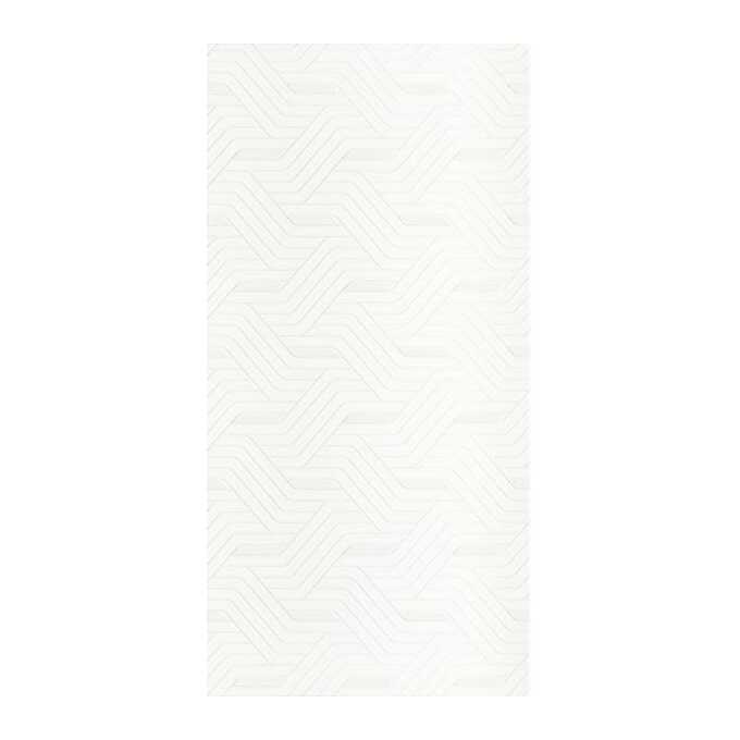 Letto matrimoniale bianco altea con inserto tessuto verde