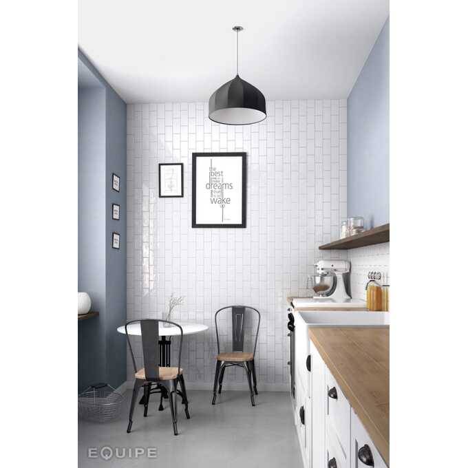 Equipe Bullnose Cottage White 21991 7,5X15 cm - listwa dekoracyjna ...