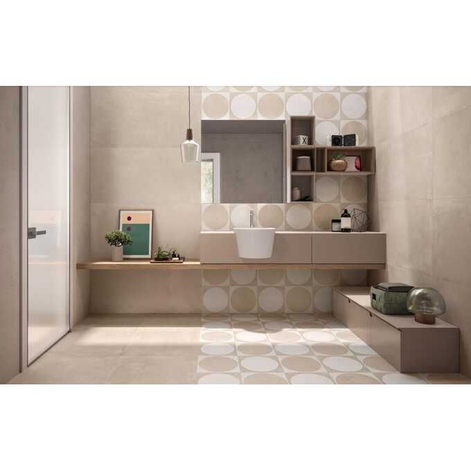 Carrelage Emilceramica Be-Square Sand – 60x120 Cm – Imitation Béton – Italien