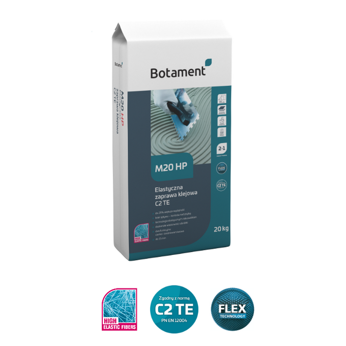 Botament M20 HP elastyczna zaprawa klejowa 20 kg - Home100.pl