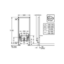 Grohe Rapid SL stelaż podtynkowy do bidetu 38553001