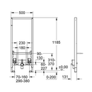 Grohe Rapid SL stelaż podtynkowy do bidetu 38553001