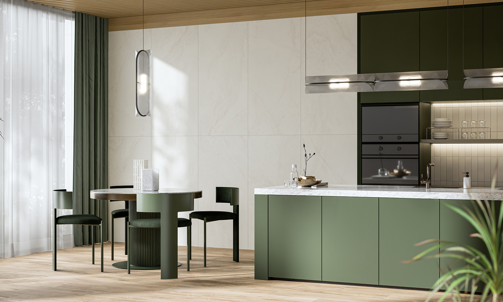 Cerrad + La Mania Essence Ivory 60x120 cm - płytka ścienna i